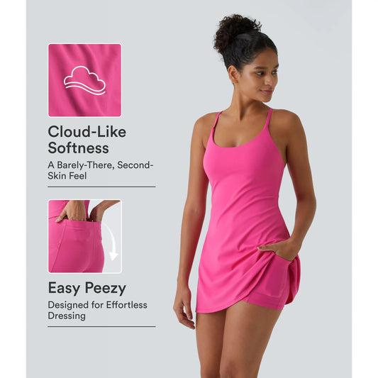 【Must‑Have Pick】Plush Backless Active Dress - Easy Peezy